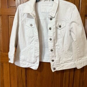 White Denim Jacket
